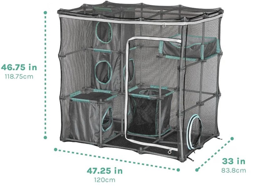 KittyCity kooi voor katten, Dieren en Toebehoren, Katten-accessoires, Ophalen, Gebruikt