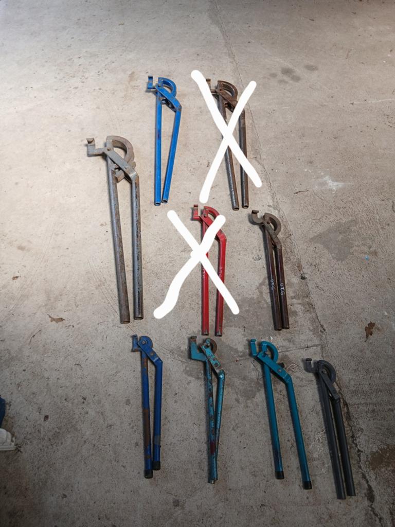 Buig ijzer 12 15 22, Doe-het-zelf en Verbouw, Gereedschap | Handgereedschap, Ophalen of Verzenden, Gebruikt