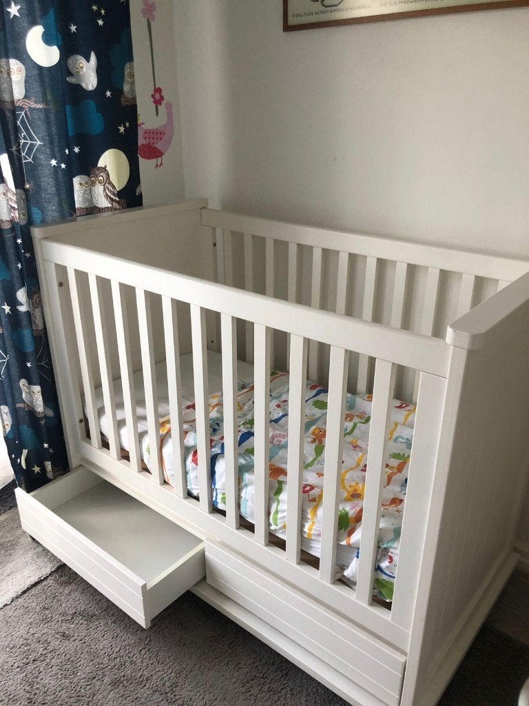 witte babykamer landelijke stijl, Ophalen, Gebruikt, Jongetje of Meisje