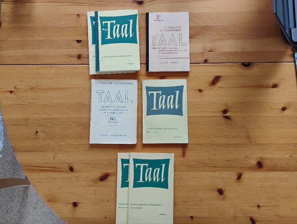 5 schoolboekjes taalboekjes Taal Paulusse Voorwinden, Boeken, Ophalen of Verzenden, Gelezen, Overige niveaus, Nederlands