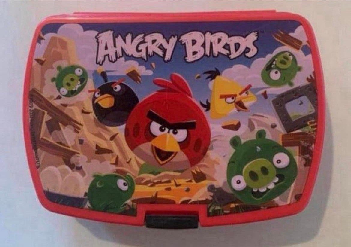 Broodtrommel Angry Birds - Zo goed als nieuw, Diversen, Ophalen of Verzenden, Zo goed als nieuw