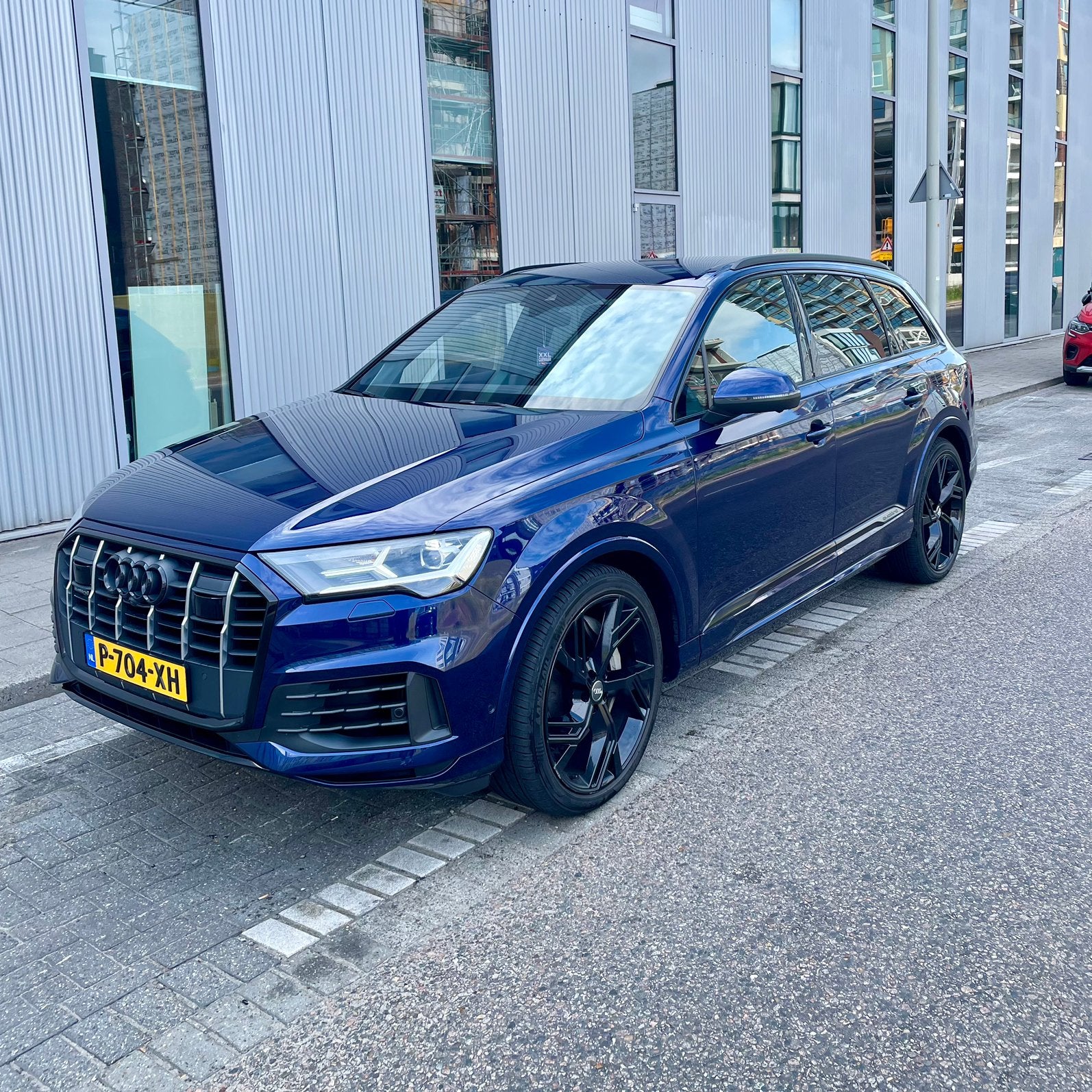 Audi Q7 55 Tfsi e 381pk Quattro 2020, Auto's, Audi, Automaat, Beige, 2995 cc, 340 pk