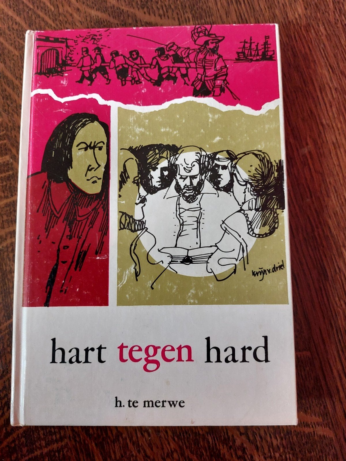 Boek "Hart tegen hard" - H. te Merwe, Ophalen of Verzenden, Zo goed als nieuw, H. te Merwe