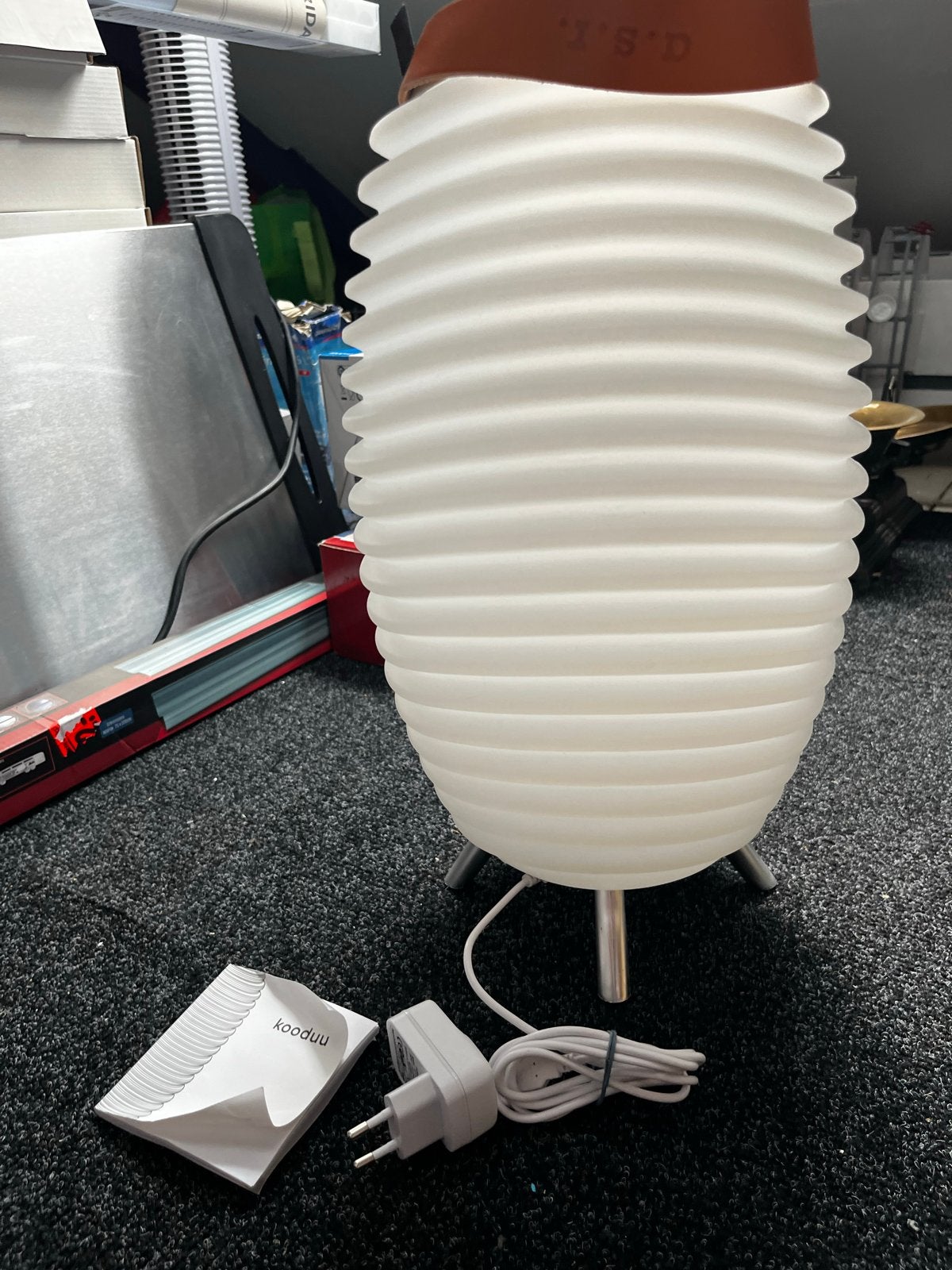 Kooduu Synergy S-50 Draadloze Lamp met Bluetooth Speaker, Huis en Inrichting, Wit, Overige merken, Kunststof, Ophalen of Verzenden