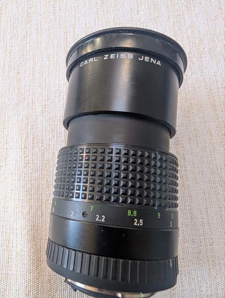 Carl Zeiss Jena f135mm 1:2.8 lens, Ophalen of Verzenden, Gebruikt, Telelens