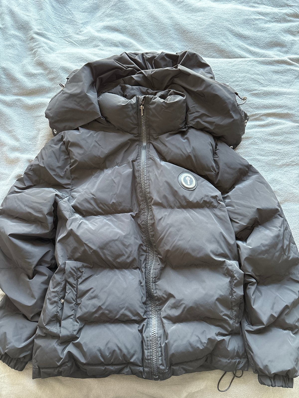 Warme zwarte Trapstar jas, Kleding | Heren, Verzenden, Zo goed als nieuw, Maat 46 (S) of kleiner, Zwart