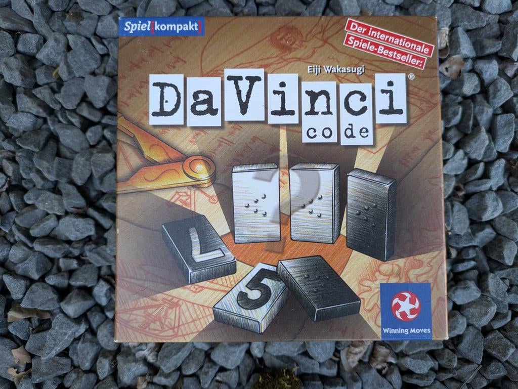 DaVinci Code Spel - Compacte editie, Hobby en Vrije tijd, Gezelschapsspellen | Bordspellen, Gebruikt, Ophalen of Verzenden, Winning Moves