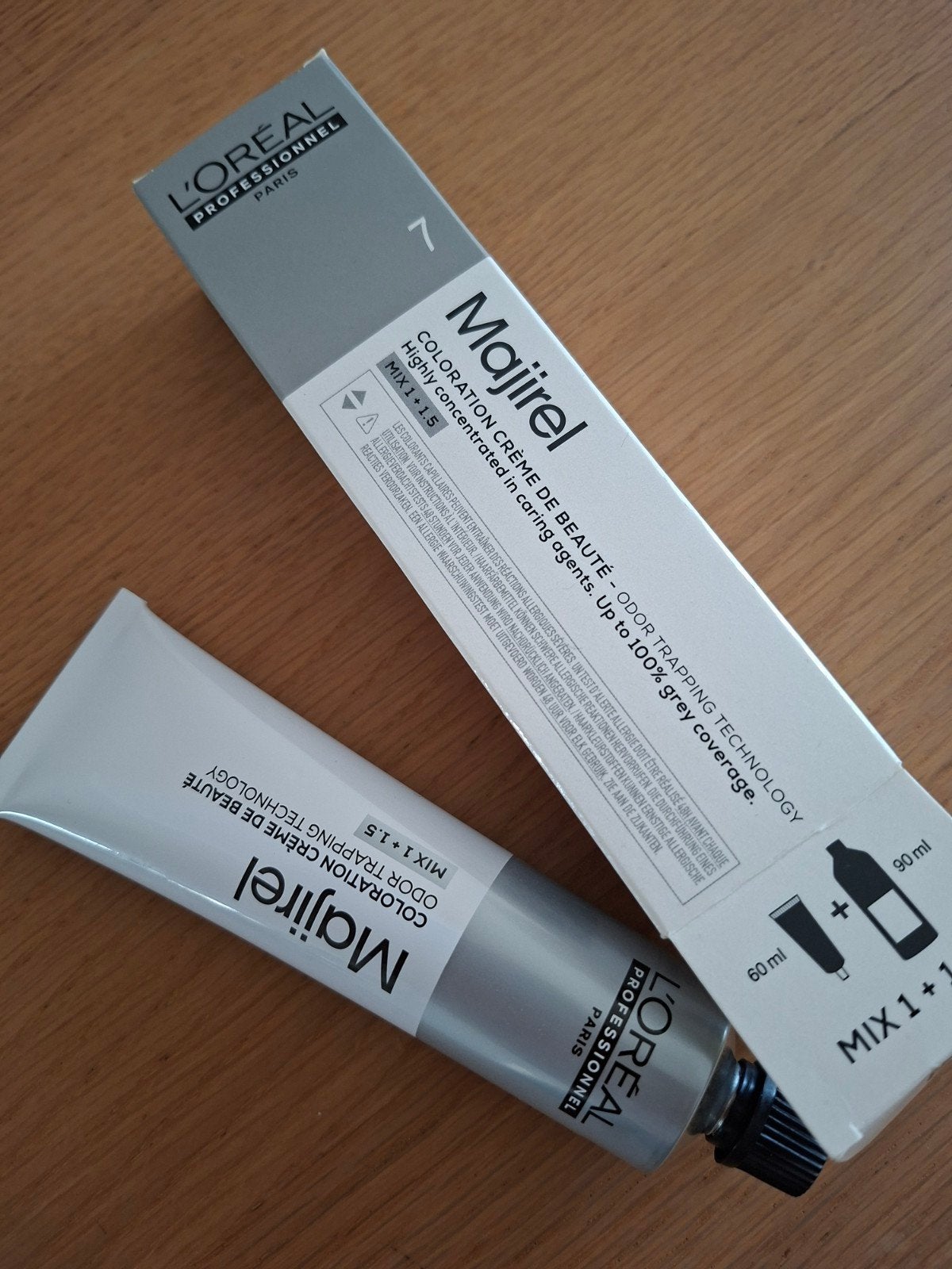 L'Oréal Majirel Haarverf nr. 7 - 60 ml - Nieuwe verpakking, Ophalen of Verzenden