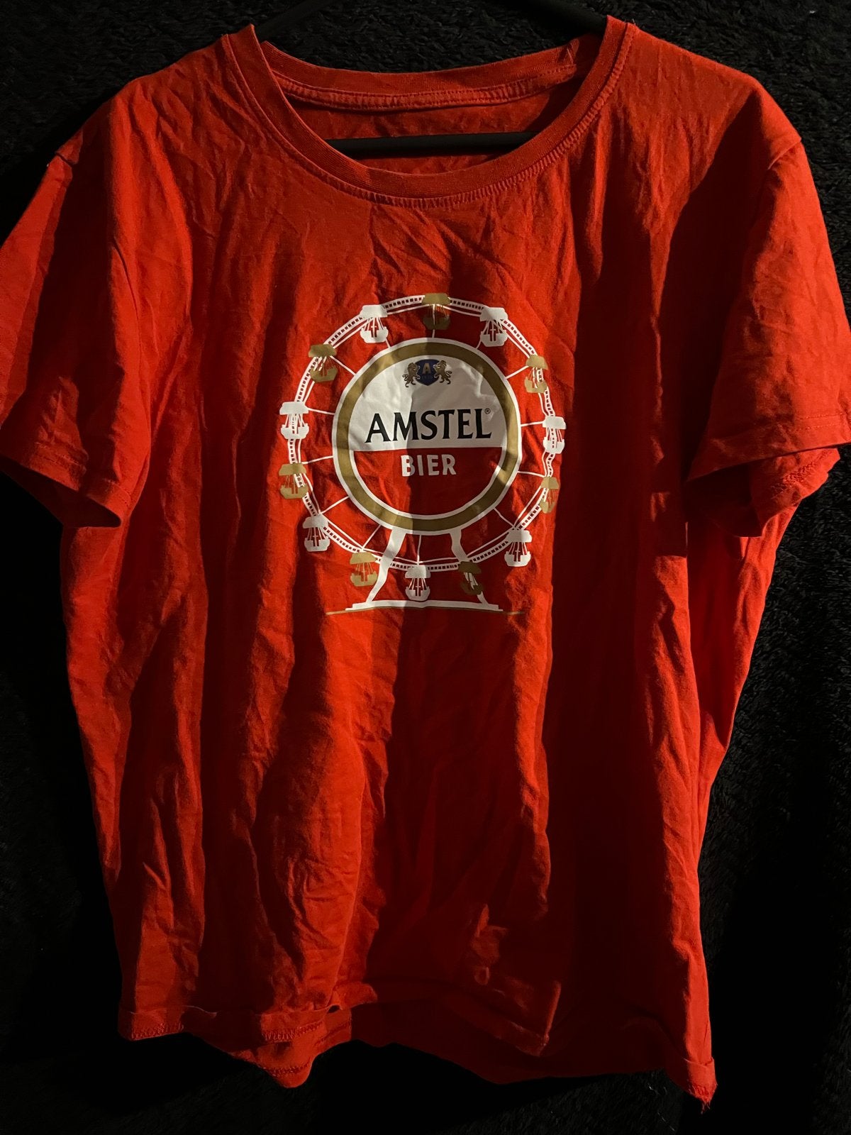 Amstel Bier Kermis T-shirt - Rood Nieuw, Ophalen of Verzenden, Nieuw, Overige maten, Rood