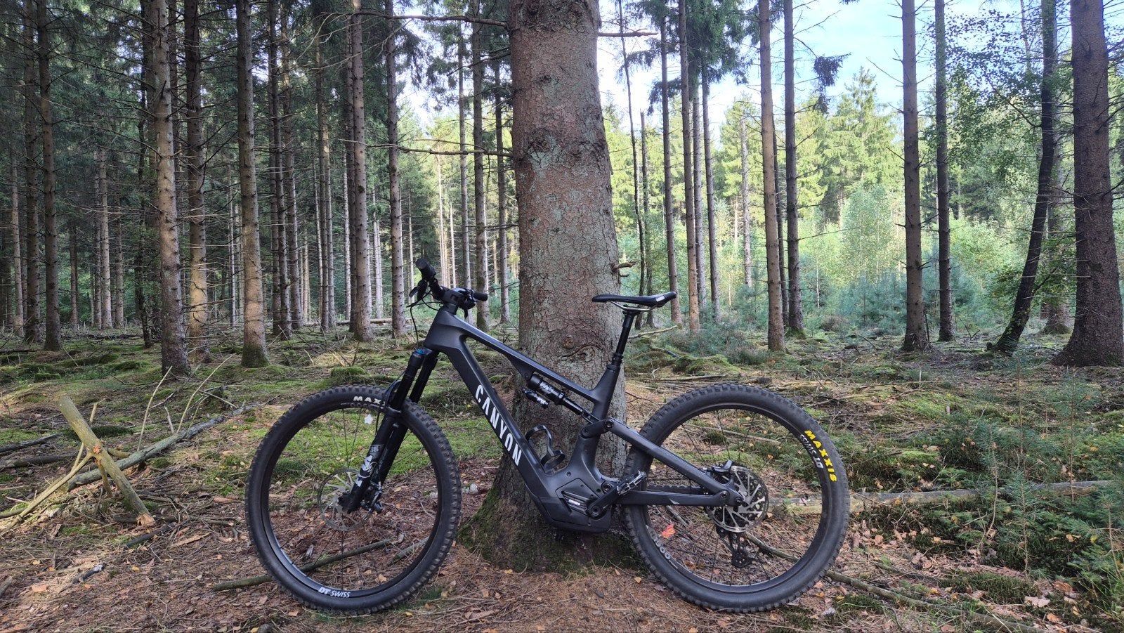 Canyon Spectral ON CF 9 E-MTB, Fox, 38km/h carbon fully, Gebruikt, Schijfrem, Ophalen, Overige merken