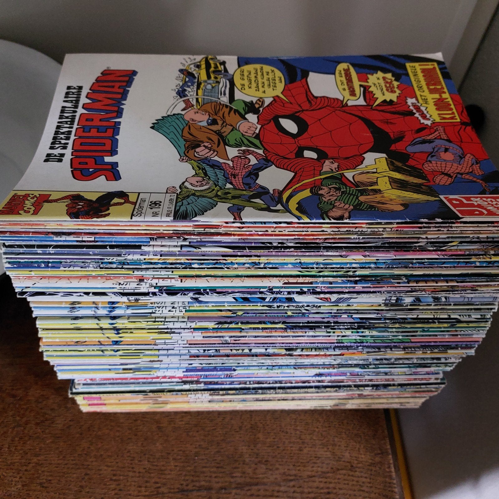 Verzameling serie De spektakulaire Spiderman oa 196 58 158, Meerdere comics, Ophalen of Verzenden, Gelezen, Europa