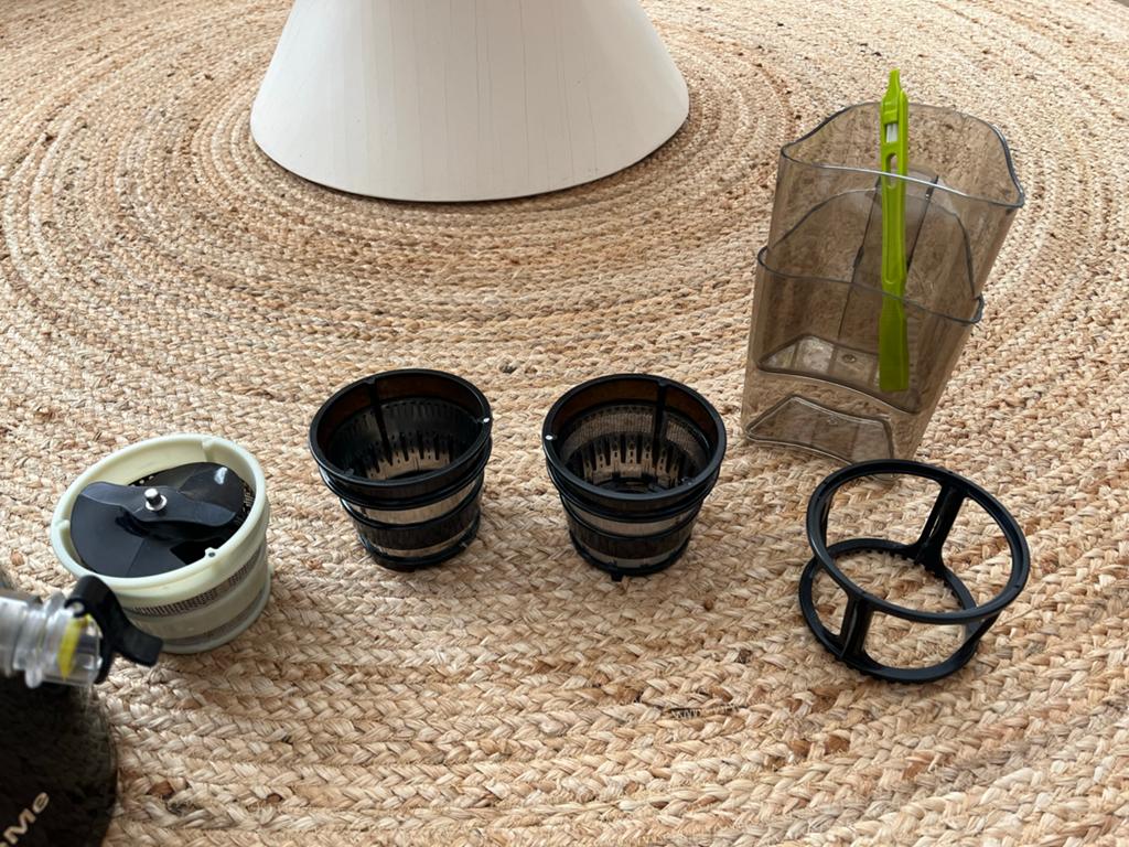 Juiceme slowjuicer - Zo goed als nieuw, compleet!, Witgoed en Apparatuur, Ophalen of Verzenden, Zo goed als nieuw, Elektrisch