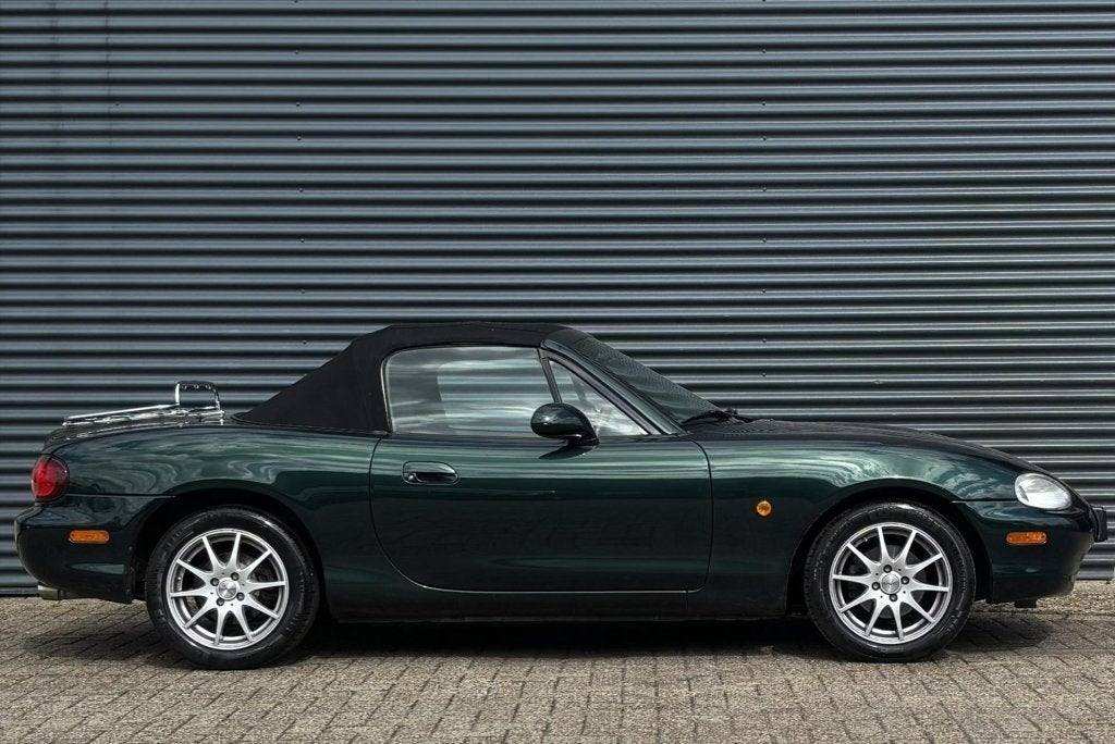 Mazda MX5 1.6i 110PK, Auto's, Beige, Cabriolet, Leder, Bedrijf