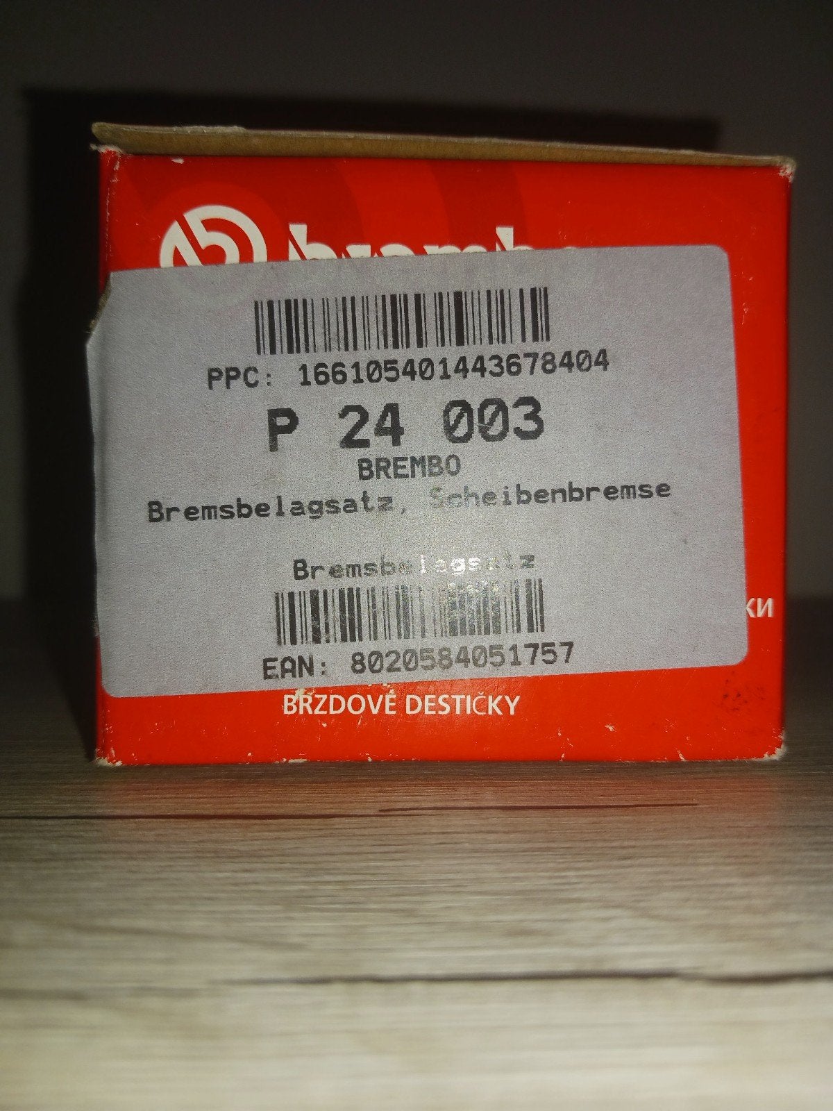 Brembo P 24 003 set remblokken, Auto-onderdelen, Ophalen of Verzenden, Nieuw, Oldtimer onderdelen
