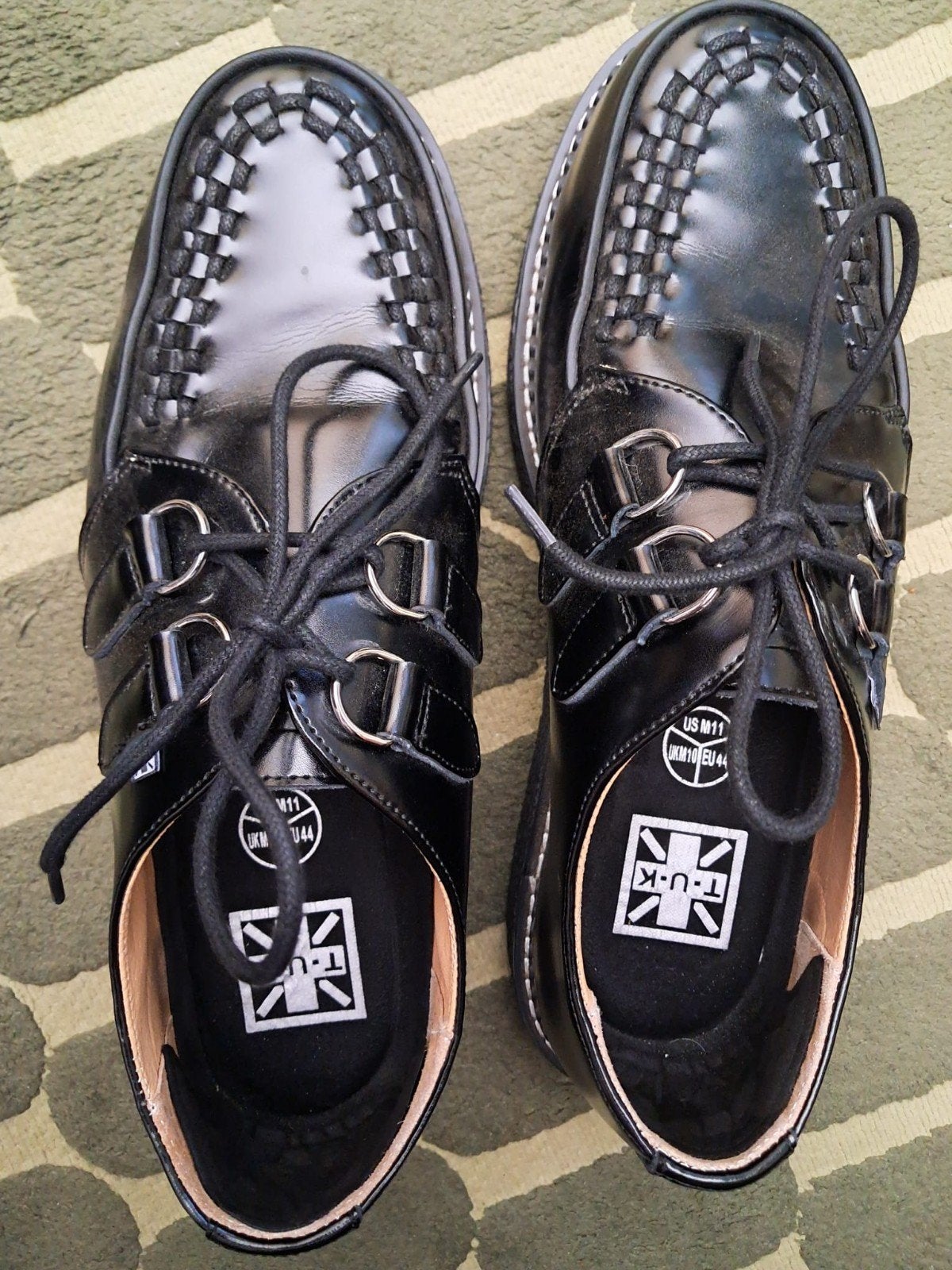 TUK Creepers zwart, Ophalen, Zwart, Zo goed als nieuw, TUK