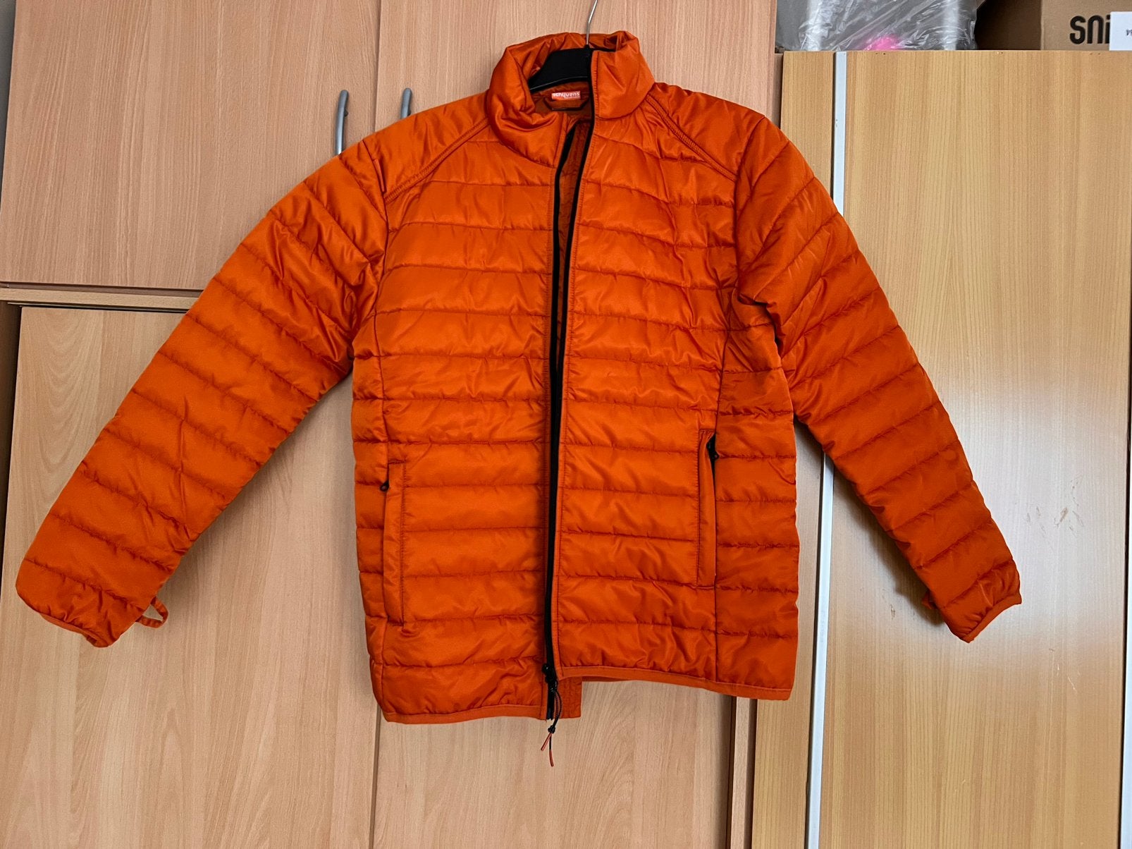Gewattererde oranje heren jas, Ophalen of Verzenden, Zo goed als nieuw, Oranje