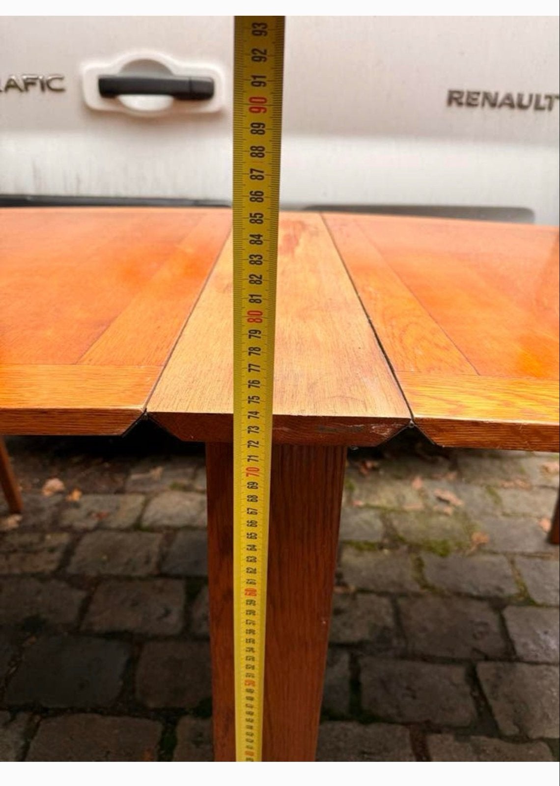 Vintage uitklapbare tafel met hangoor - ideaal voor kleine r, Ophalen