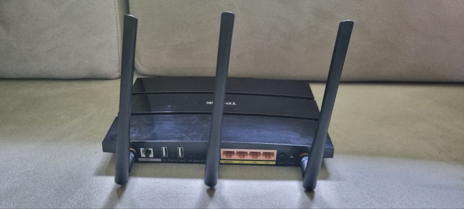 TP-Link TD-W9980 N600 Router, Ophalen of Verzenden, Gebruikt, Router met modem, TP-Link