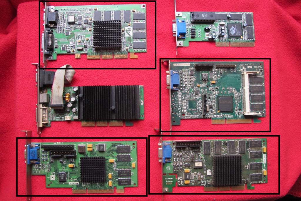 AGP videokaarten, Gebruikt, Overige soorten, VGA, Ophalen of Verzenden