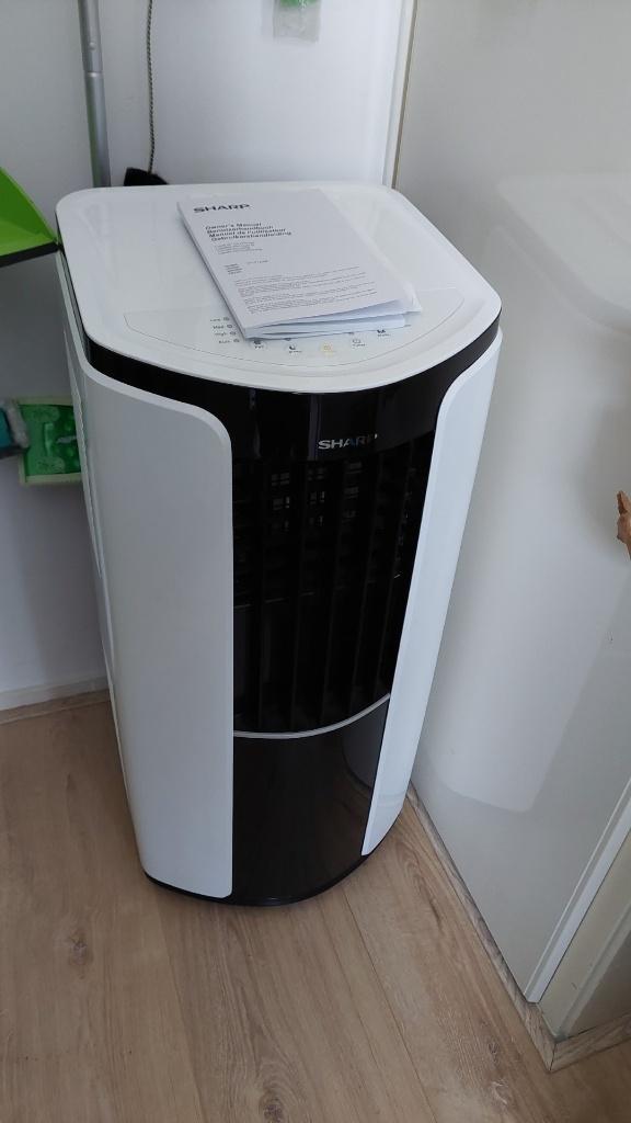 Sharp CVH7XR mobiele airco, ontvochtiger, heater, ventilator, Witgoed en Apparatuur, Airco's, Ophalen, Koelen en Ontvochtigen