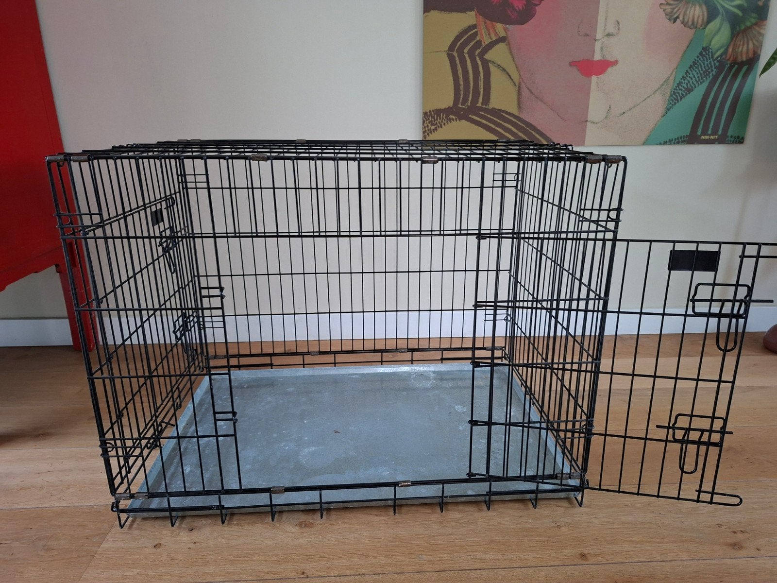 Bench zwart, Dieren en Toebehoren, Ophalen, Zo goed als nieuw, 75 tot 110 cm, Minder dan 65 cm