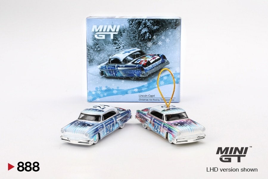 Mini GT 1/64 - Lincoln Capri 2024 Christmas Edition Mgt239, Verzenden, Nieuw, Auto
