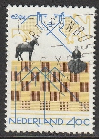 Nederland 1978 1159 Schaken, Gest Den Bosch, Ophalen of Verzenden, Na 1940, Gestempeld