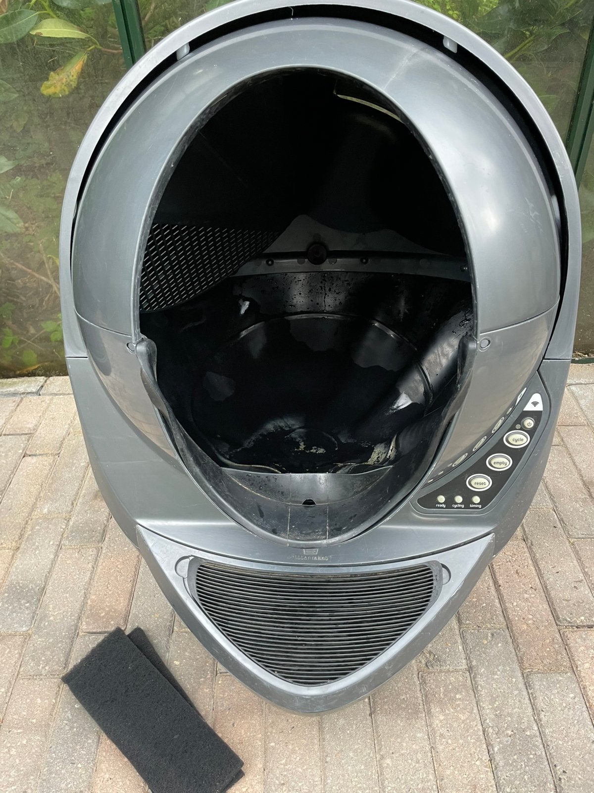 Defecte Litter Robot 3 voor onderdelen, Dieren en Toebehoren, Kattenbakken, Ophalen, Zelfreinigend, Gebruikt, Open