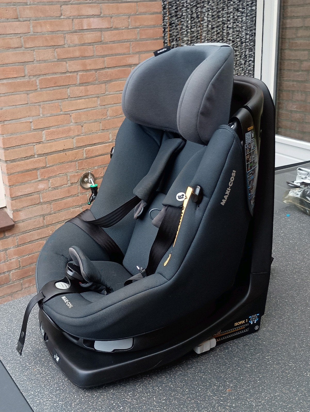 Maxi Cosi Axissfix (draaibaar), Ophalen, Verstelbare rugleuning, Gebruikt, 9 t/m 18 kg