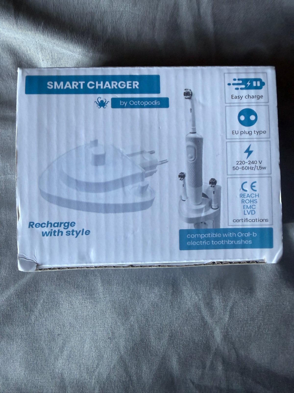 Smart Oplader voor Oral-B elektrische tandenborstels, Ophalen of Verzenden, Nieuw, Mondverzorging