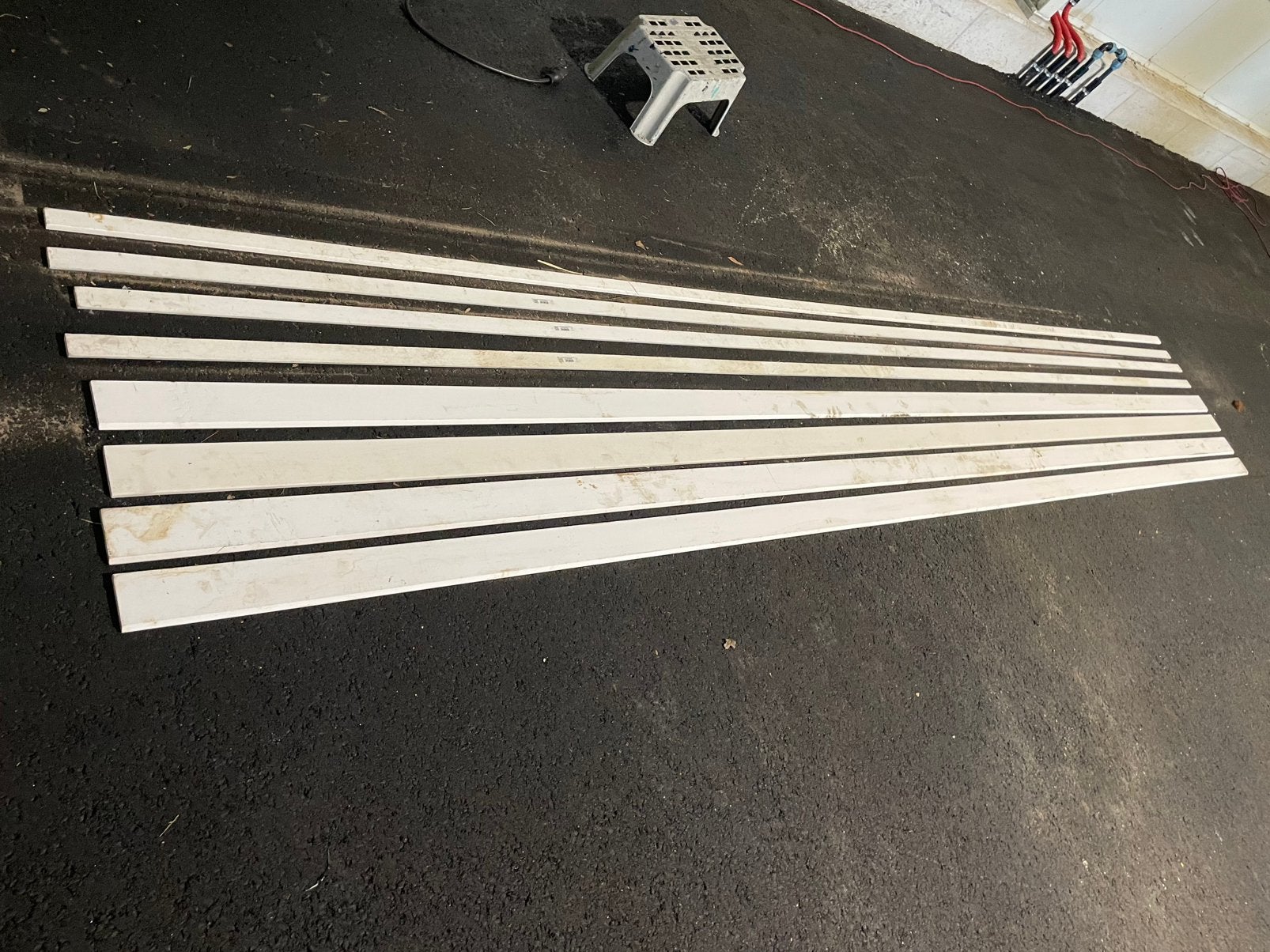 Hardhouten Plinten koplaten, Overige materialen, Ophalen of Verzenden, Zo goed als nieuw, 250 cm of meer
