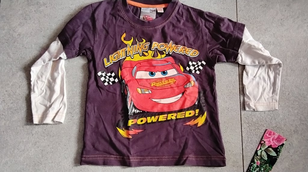Disney Cars longsleeve mt 98/104, Gebruikt, Jongen of Meisje, Shirt of Longsleeve, Ophalen