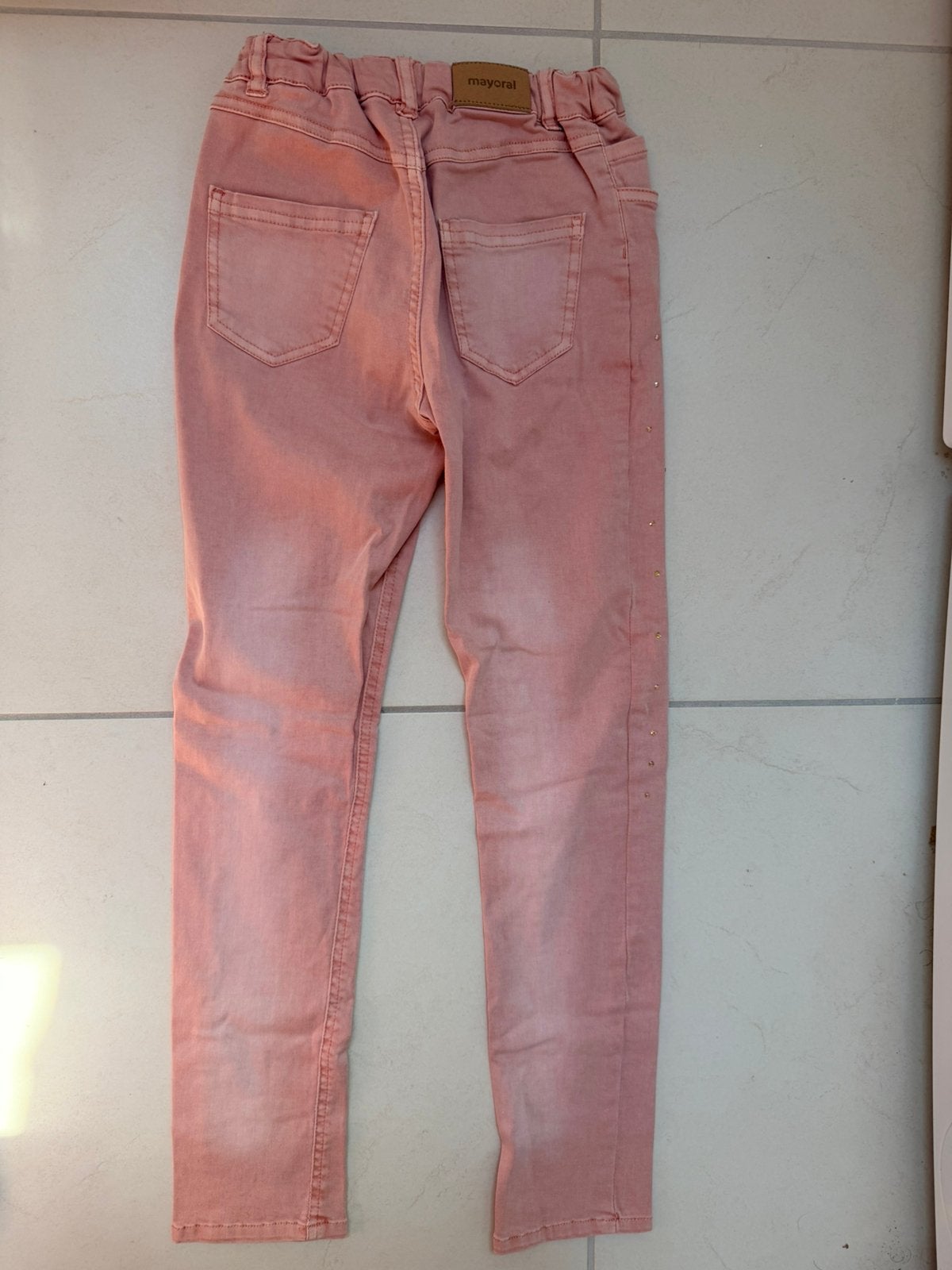Mayoral roze broek maat 128, Broek, Mayoral, Meisje, Ophalen of Verzenden