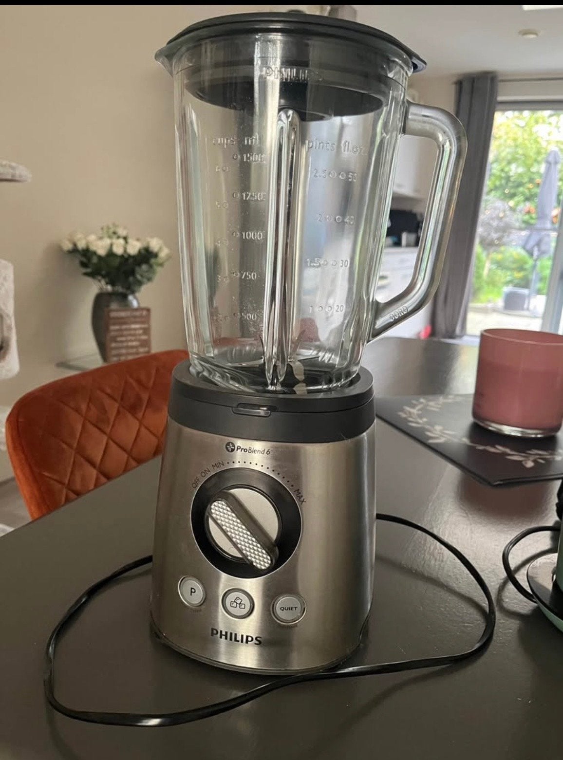 Philips Avance HR2195/00 ProBlend 6 Blender 900W, Witgoed en Apparatuur, Ophalen, Zo goed als nieuw, Blender