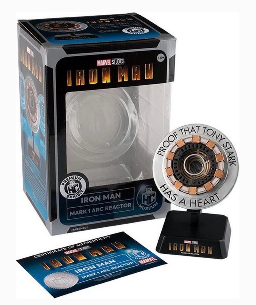 Iron Man - Arc Reactor Replica Marvel Museum Nieuw collector, Beeldje, Replica of Model, Nieuw, Ophalen of Verzenden, H