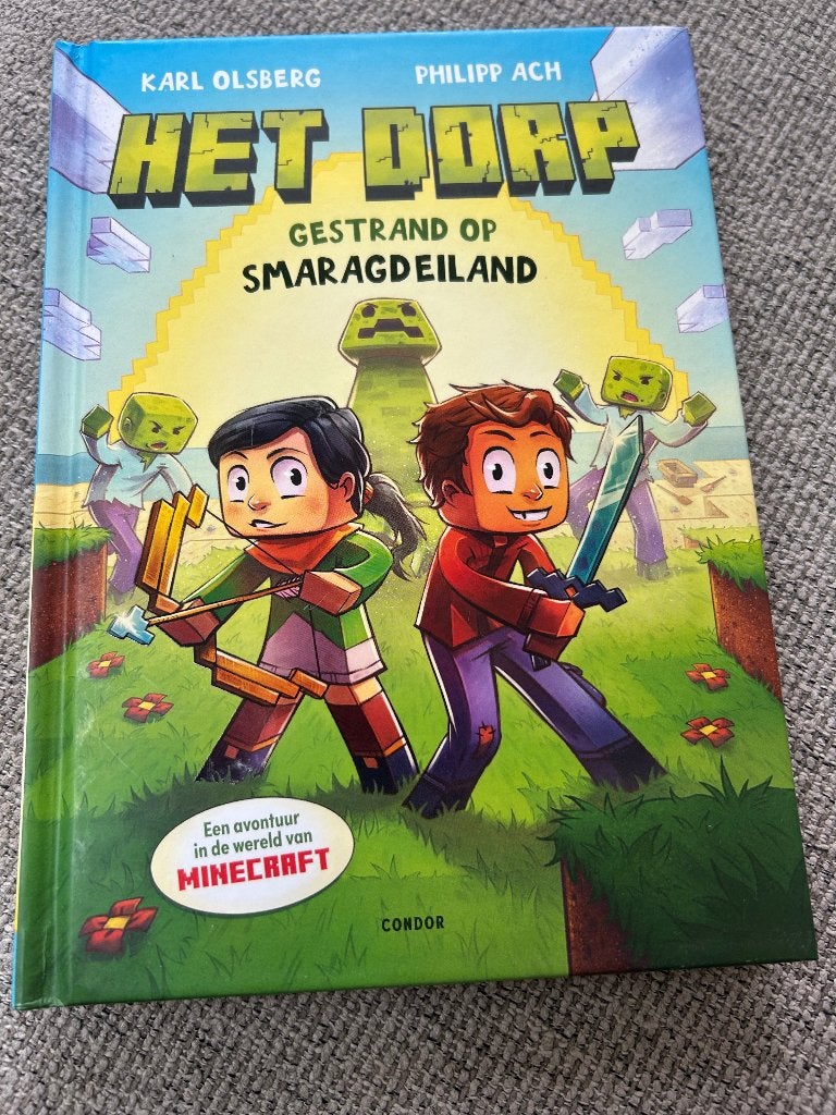 Minecraft boek het Dorp, Ophalen, Zo goed als nieuw, Sprookjes