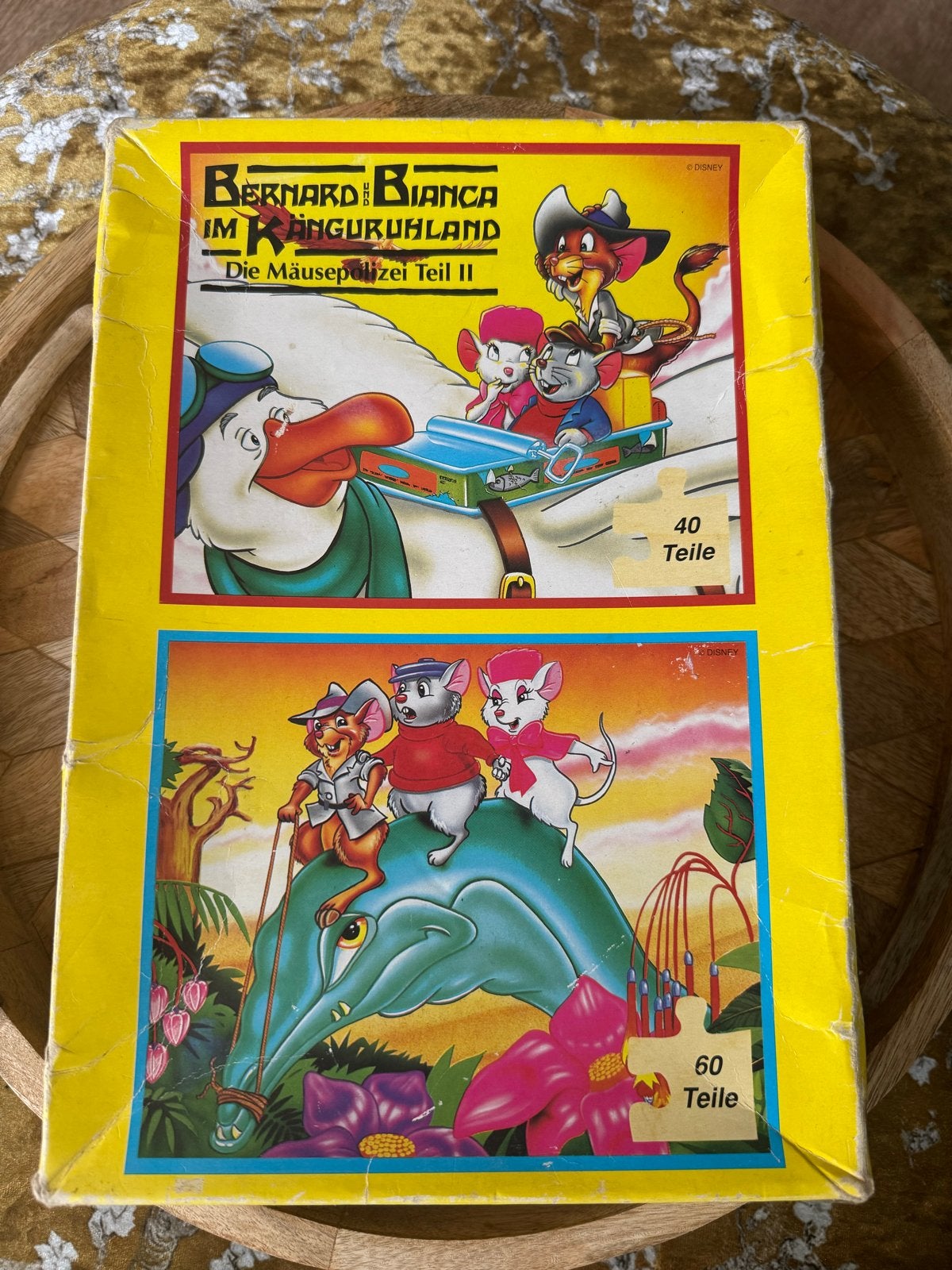 Bernard & Bianca im Känguruhland- Houten Puzzels (40/60 st), Ophalen of Verzenden