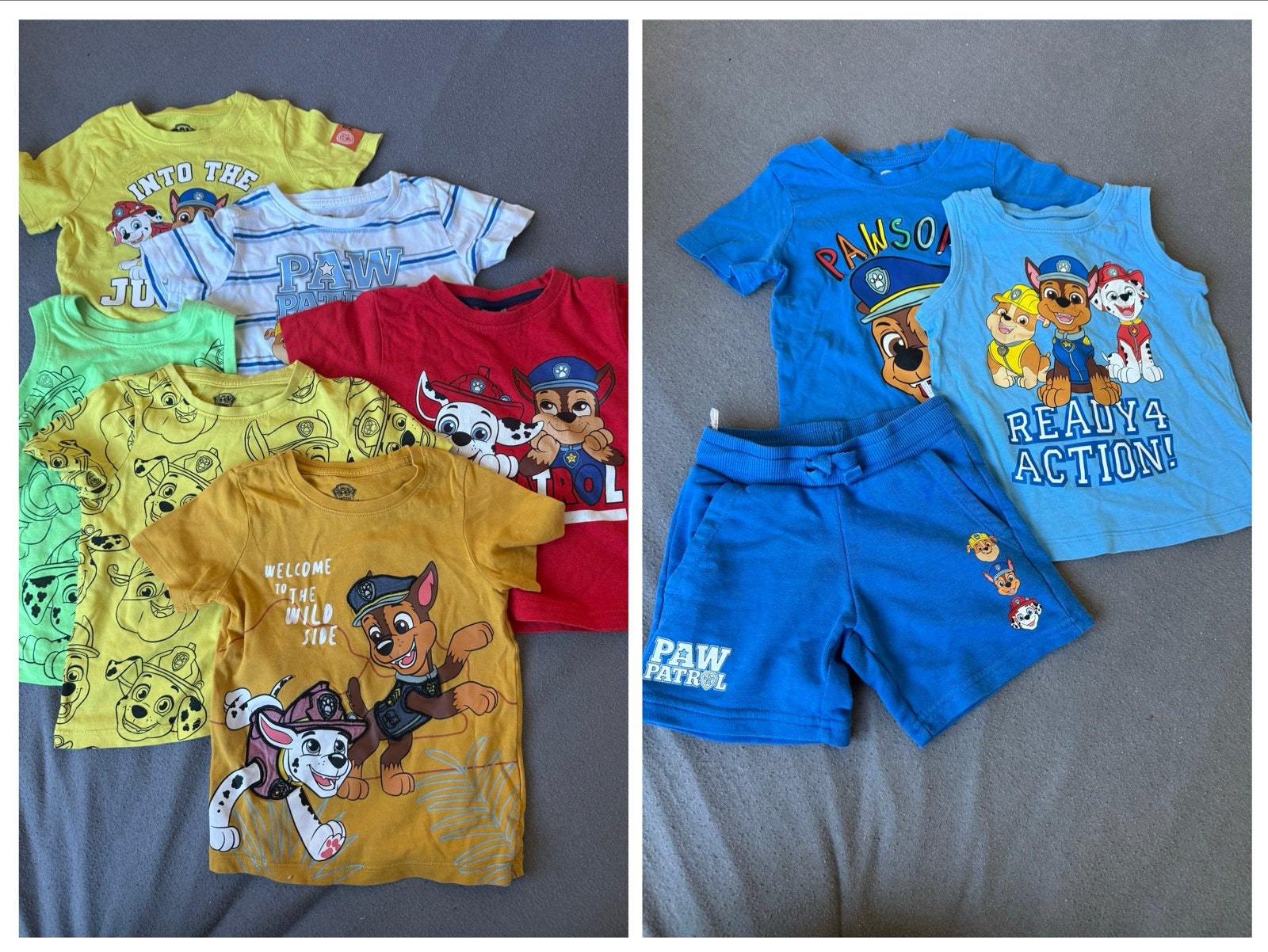 Paw Patrol Kledingpakket - T-shirts en korte broek, Ophalen of Verzenden, Gebruikt, Jongen