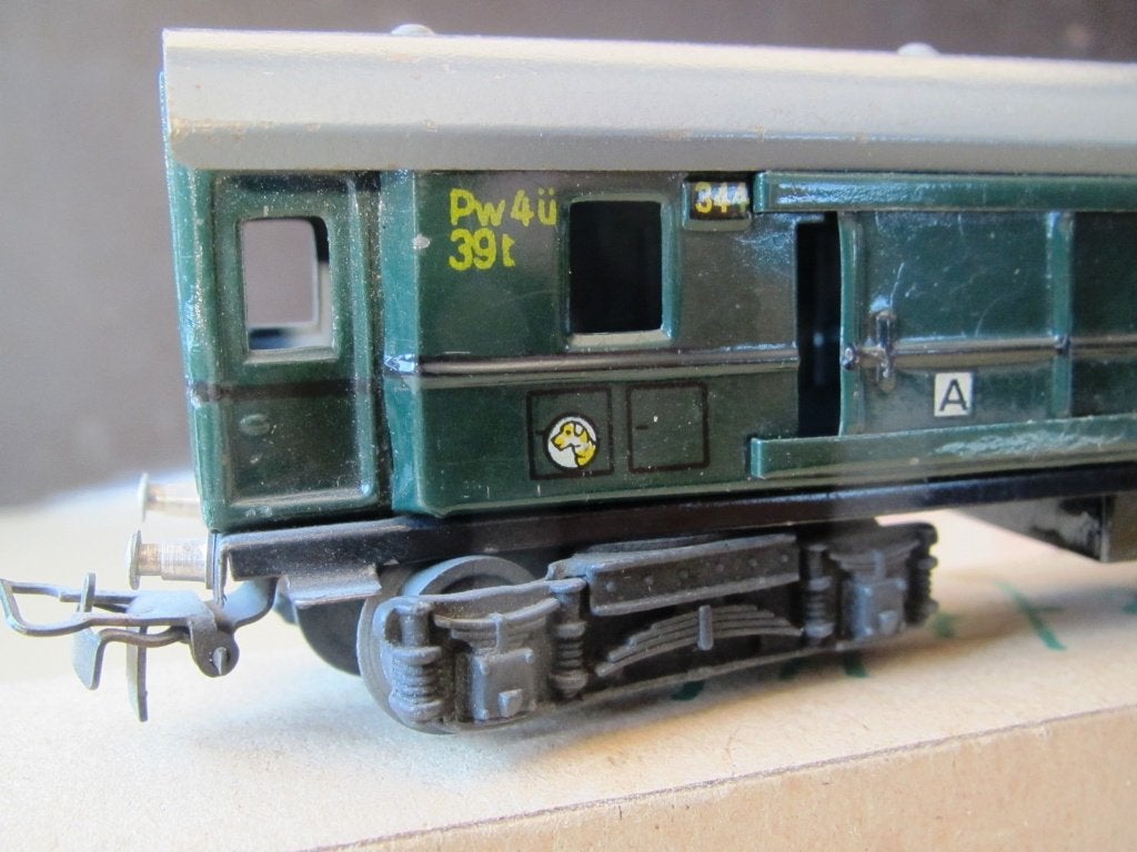 MÄRKLIN H0 344 D-trein bagagewagen OVP met datumstempel 800, Wisselstroom, Wagon, Ophalen of Verzenden, Zo goed als nieuw