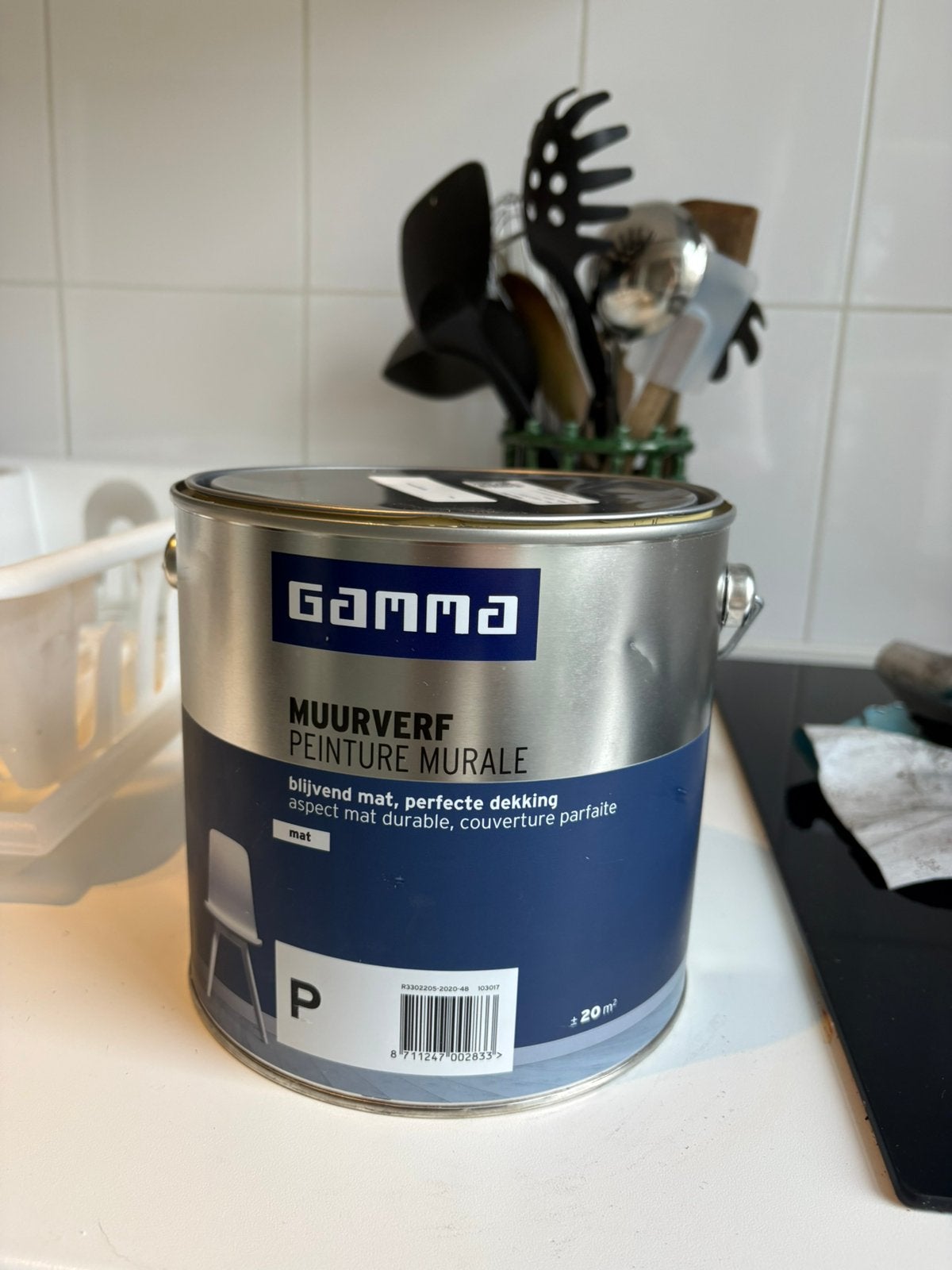 Farrow and Ball cream 67 2.5 liter, Doe-het-zelf en Verbouw, Verf, Beits en Lak, Ophalen, Zo goed als nieuw