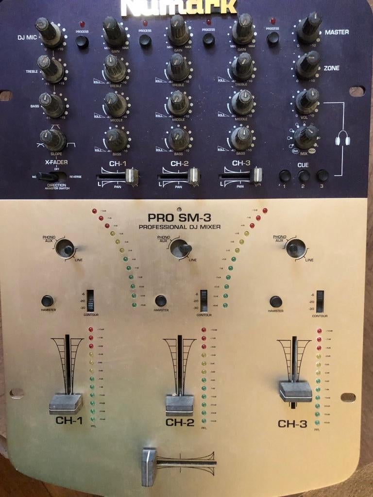 Numark Pro SM -3 Mixer, Ophalen of Verzenden, Zo goed als nieuw, Audio