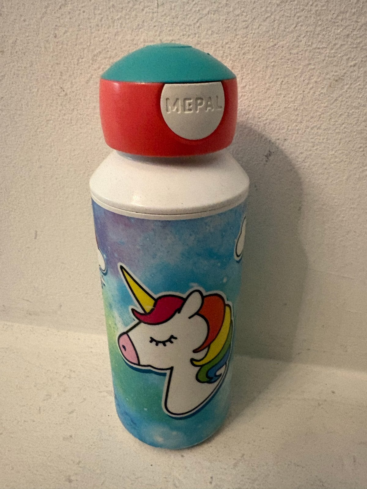 Mepal drinkbeker eenhoorn - Ideaal voor school of onderweg, Ophalen of Verzenden, Zo goed als nieuw