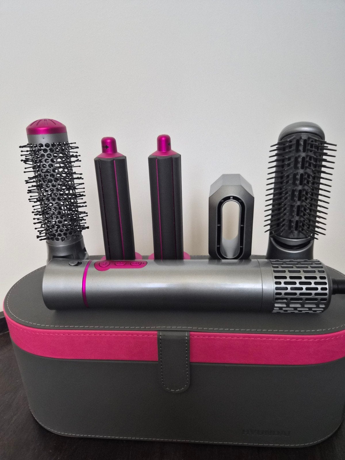 Hyundai 5-in-1 Multistyler set met Travelcase, Ophalen of Verzenden, Zo goed als nieuw, Krultang of Stijltang
