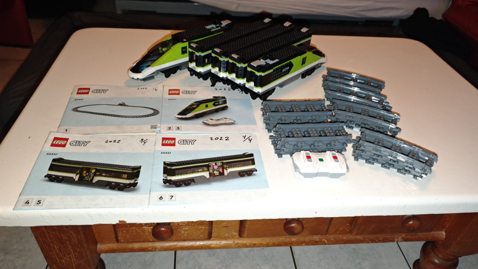 Lego City Hogesnelheidstrein 60337, Lego, Inclusief instructies, Ophalen of Verzenden, Complete set