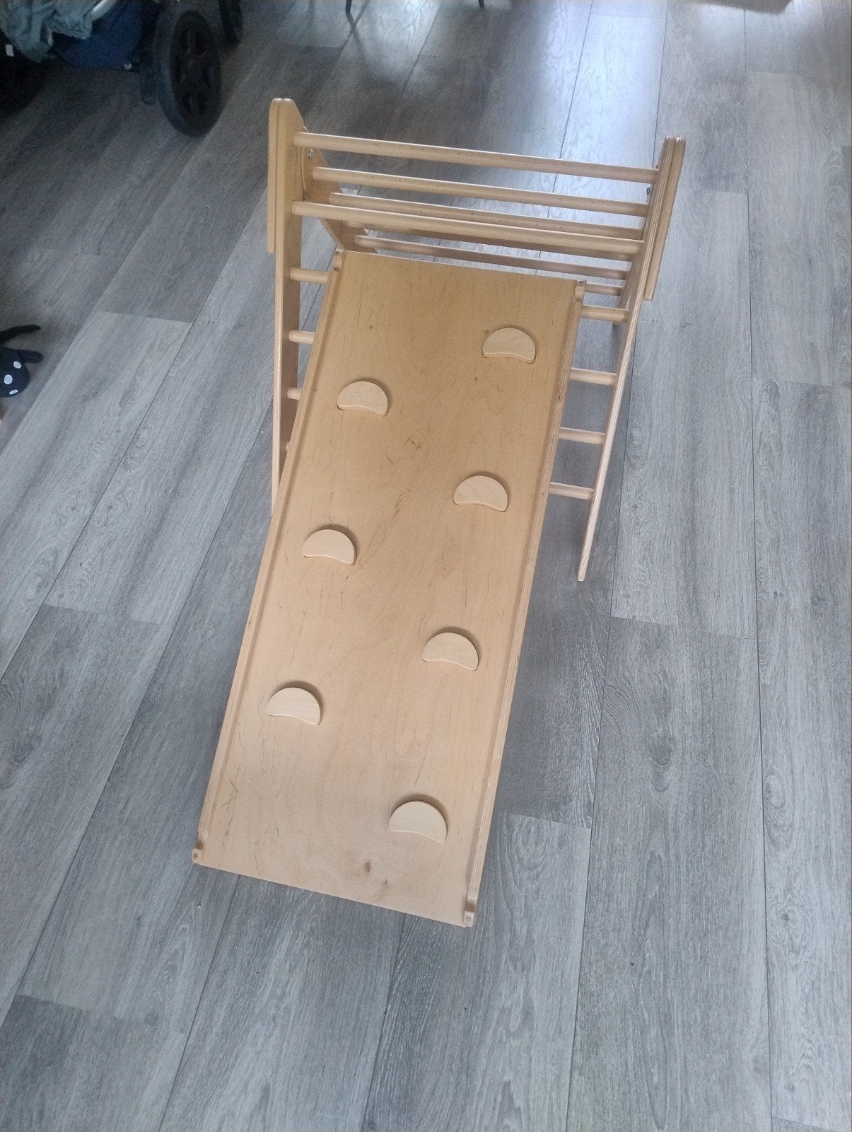 Montessori klimrek met glijbaan, Ophalen, Zo goed als nieuw, Overige typen