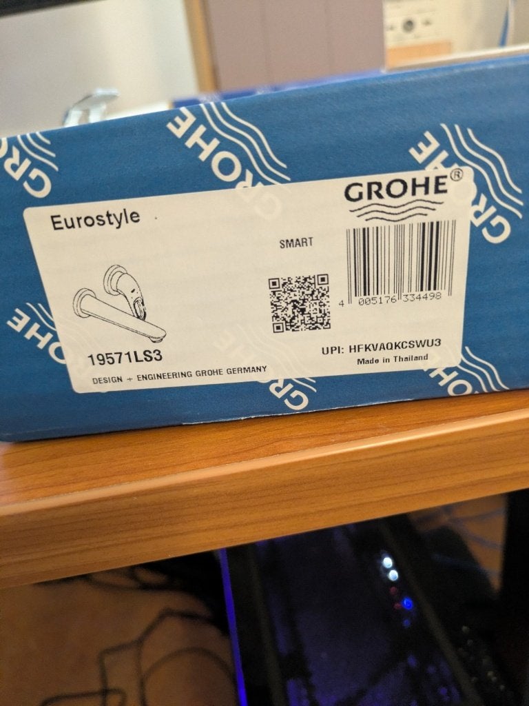 Grohe Eurostyle Inbouw Wastafelkraan moon white, Ophalen of Verzenden, Nieuw, Wastafel