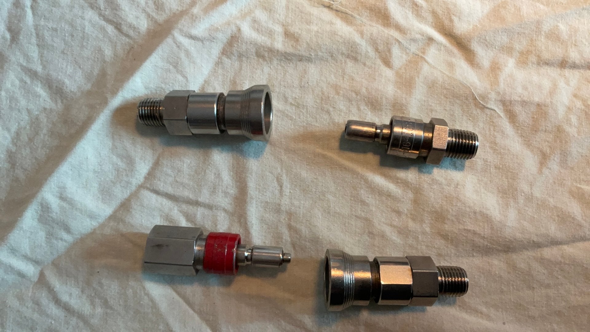 Swagelok snelkoppeling 1/4 NPT aansluiting, Ophalen of Verzenden, Zo goed als nieuw