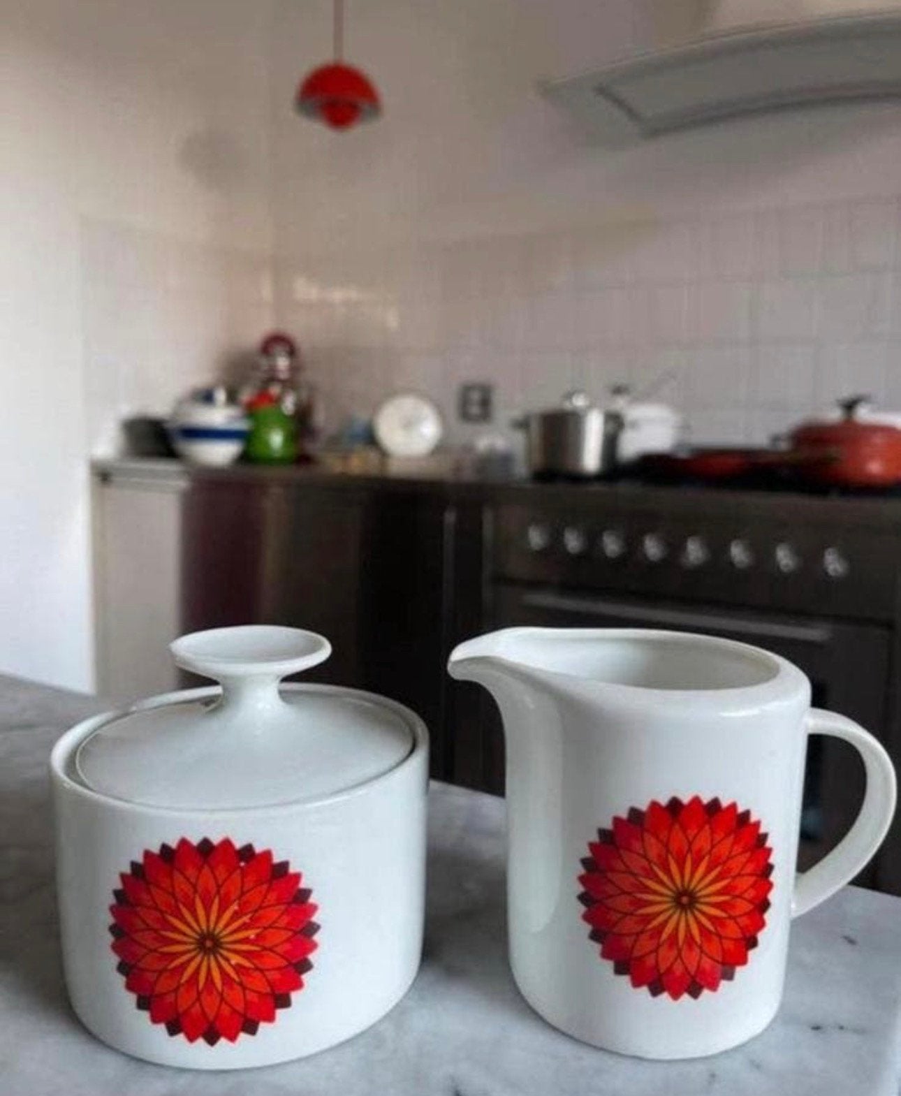 Winterling melk en suiker roomstel vintage Mandala, Verzamelen, Retro, Ophalen of Verzenden