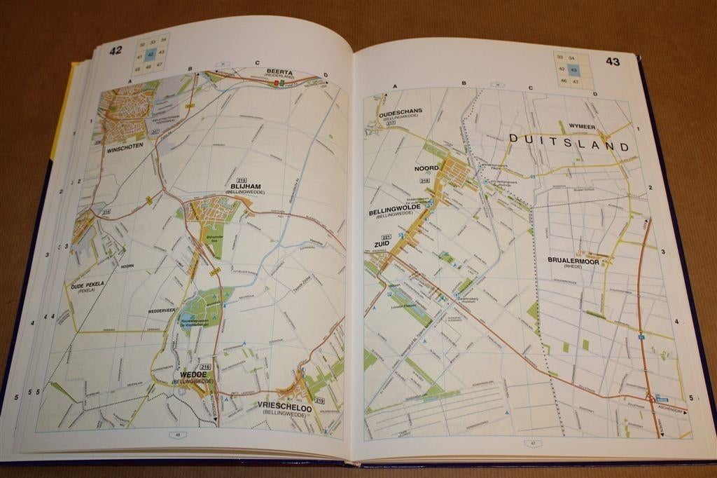 Stratenatlas Heg & Steg: Groningen — Falkplan [1999], Boeken, Atlassen en Landkaarten, Gelezen, Ophalen of Verzenden, Landkaart