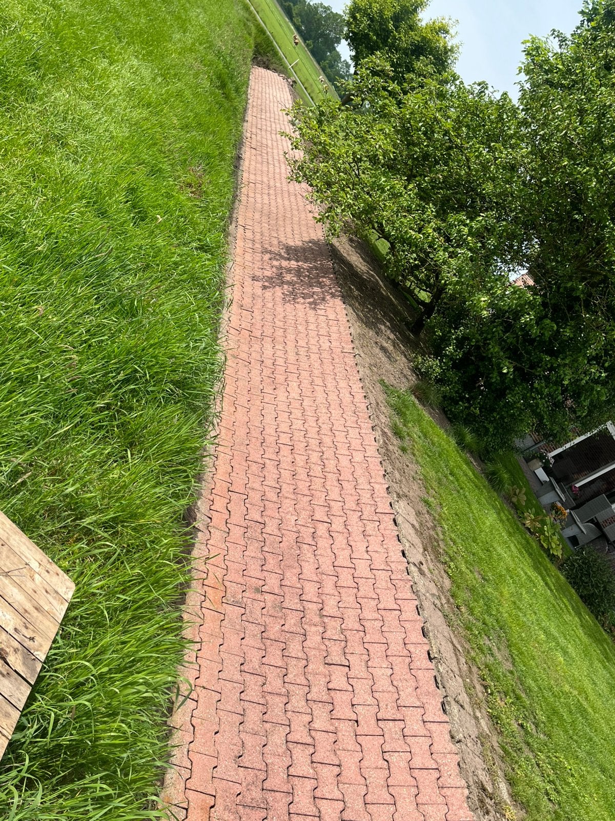 H-klinkers 70m2 (rood), Tuin en Terras, Tegels en Klinkers, Ophalen, Gebruikt, Beton, Klinkers